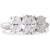 Three Stone Oval Diamond Ring