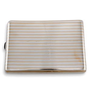 A Silver & Gold Cigarette Case