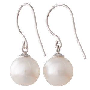 South Sea Pearl Hook Earrings