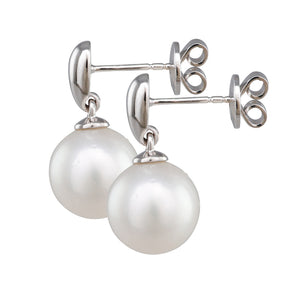 South Sea Pearl Drop Stud Earrings