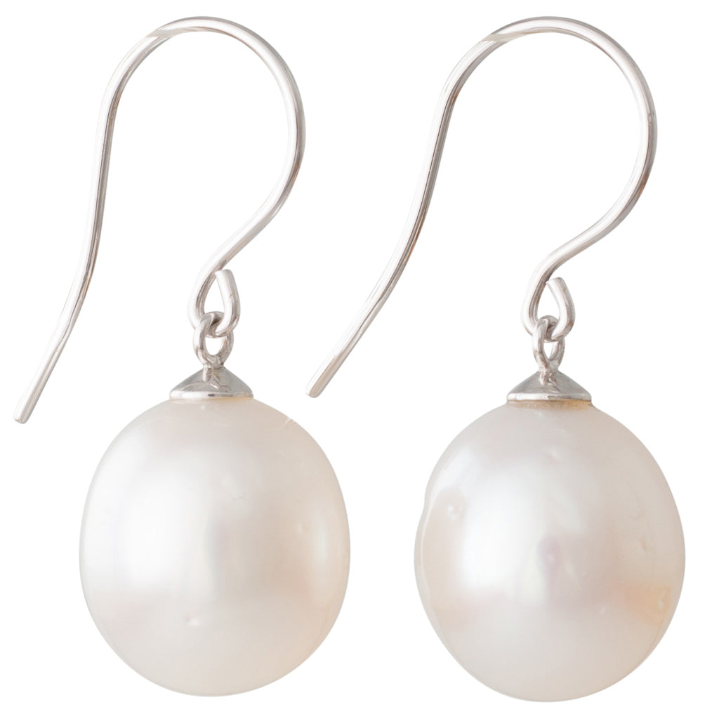 White South Sea Pearl Hooks