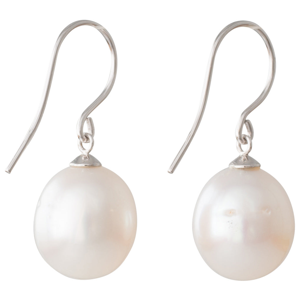 White South Sea Pearl Hooks