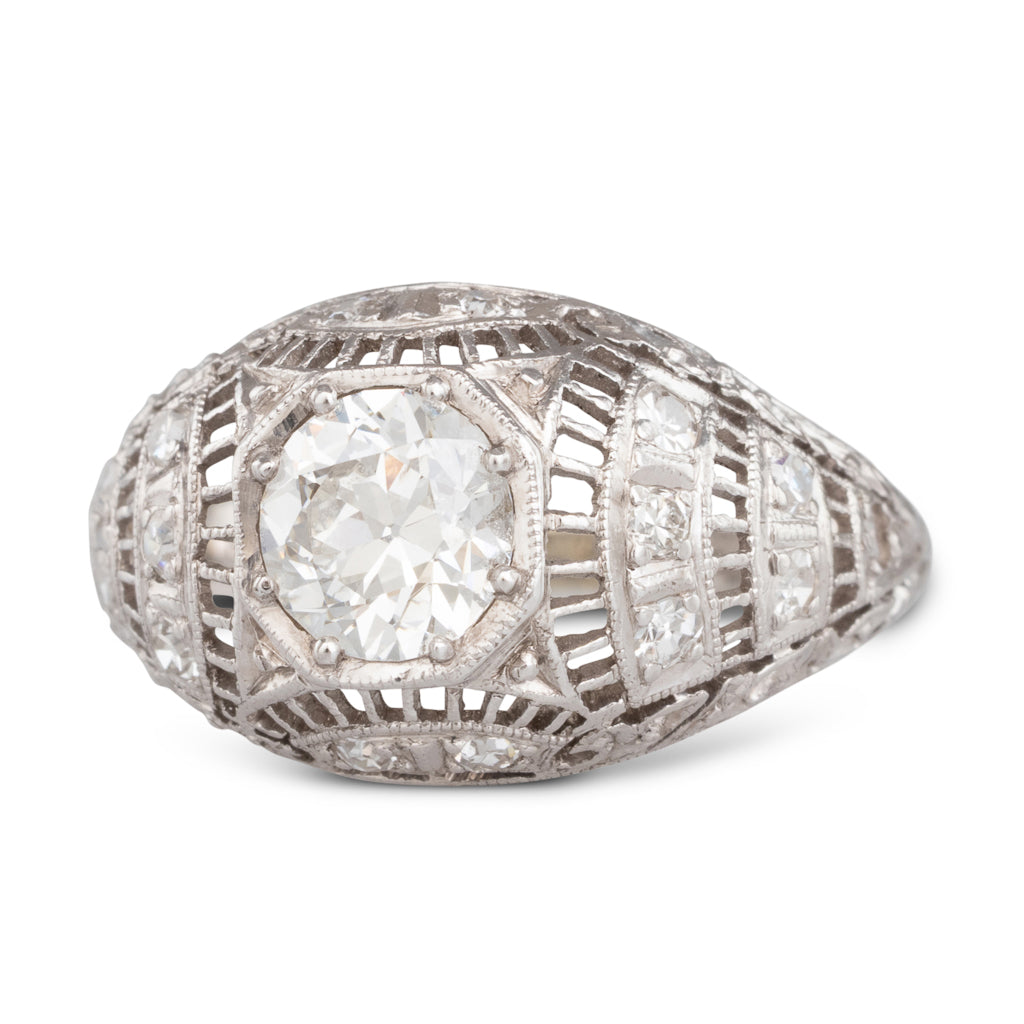 Edwardian 0.78ct Diamond Ring