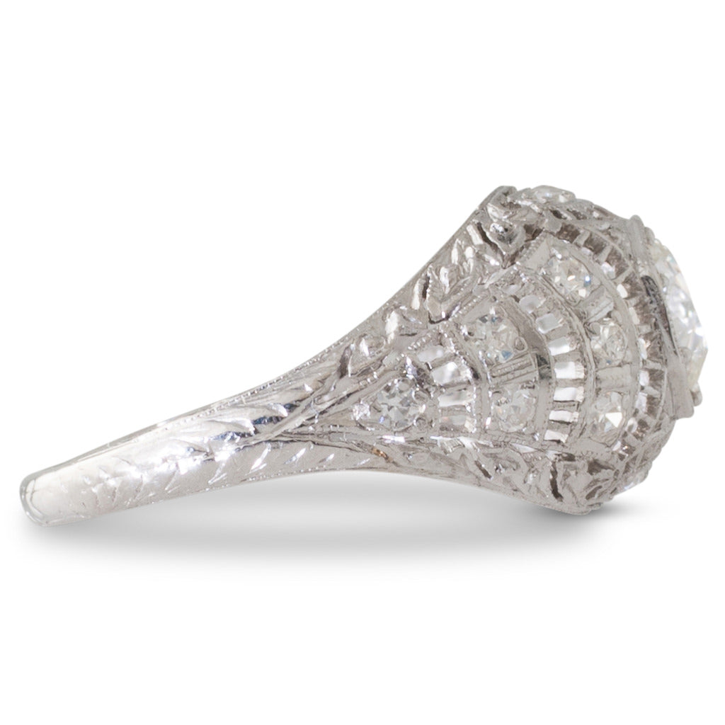 Edwardian 0.78ct Diamond Ring