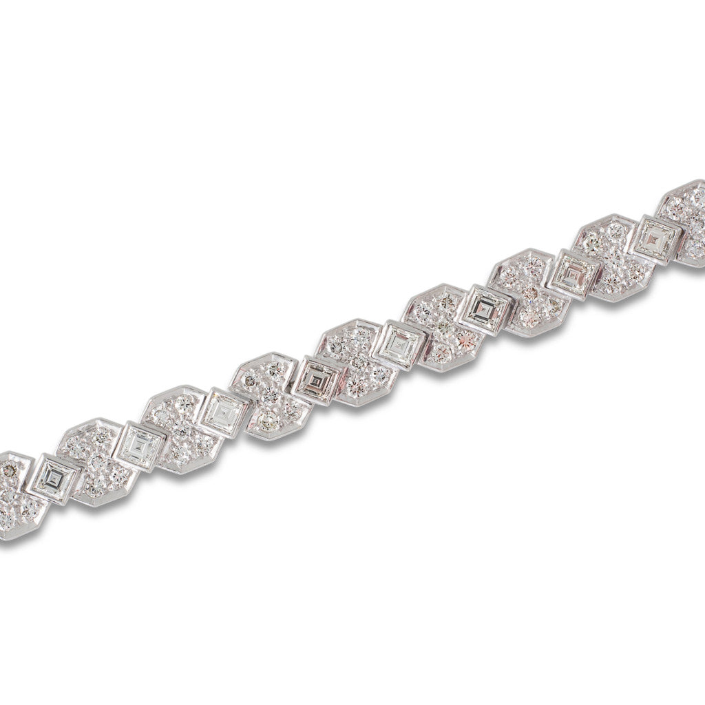 Art Deco Style Diamond Bracelet