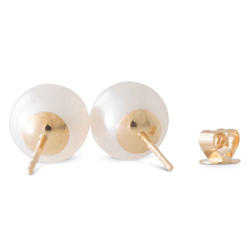 9mm Semi-Round South Sea Studs