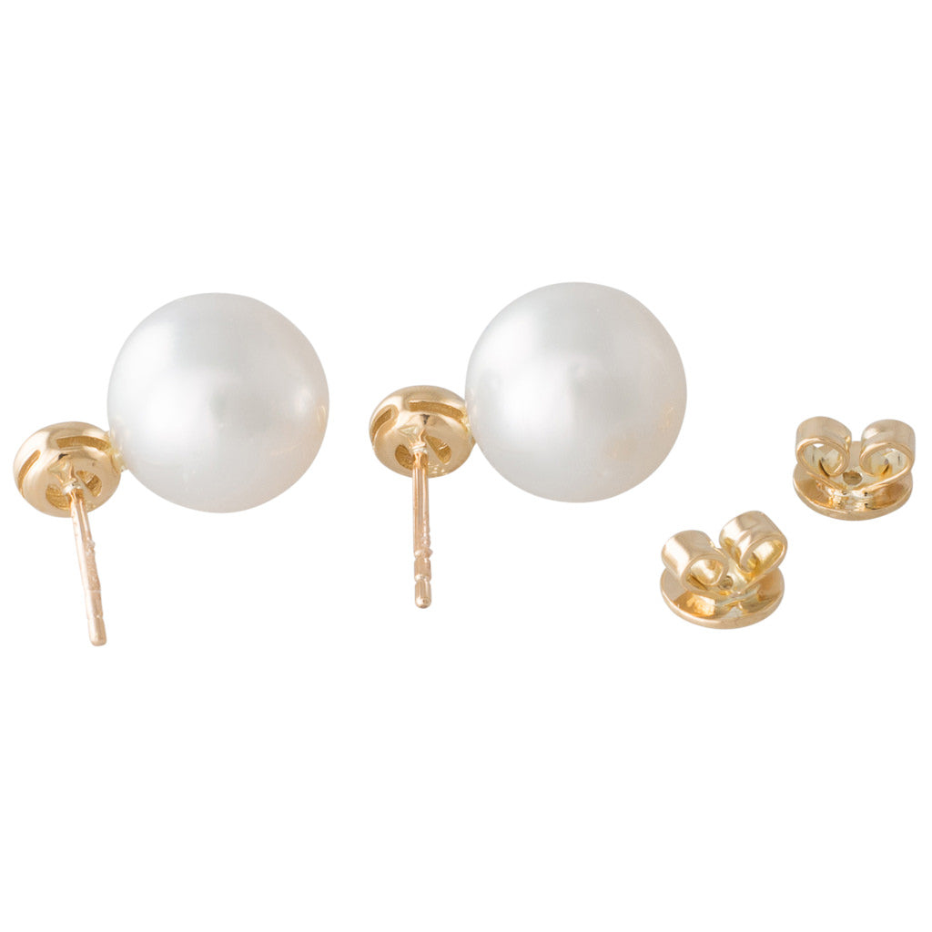South Sea Pearl & Diamond Studs