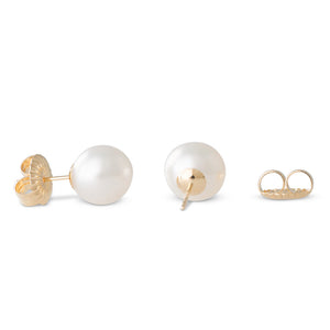 10mm Round South Sea Pearl Studs