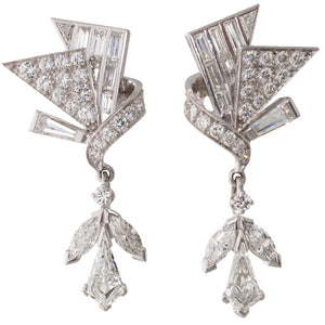 Diamond Cocktail Earrings