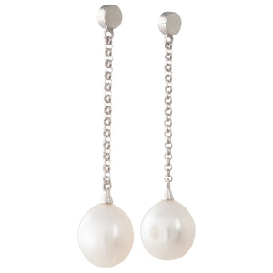 South Sea Pearl Chain Earrings