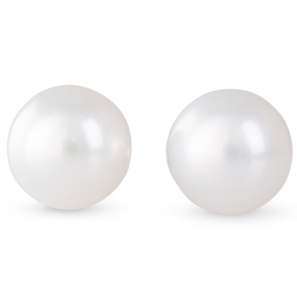 10mm Round South Sea Stud Earrings