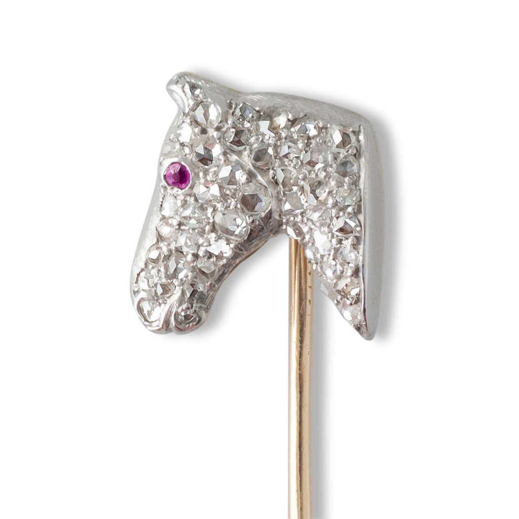 Antique Horse Head Stick Pin