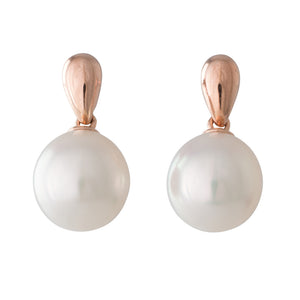 Rose Gold South Sea Drop Studs