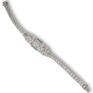 Diamond & Emerald Bracelet