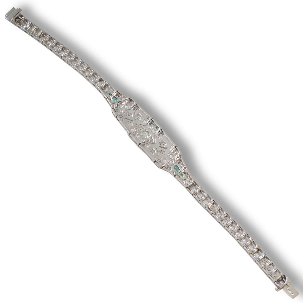Diamond & Emerald Bracelet