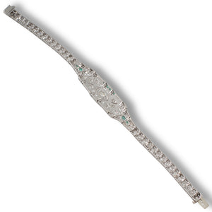 Diamond & Emerald Bracelet