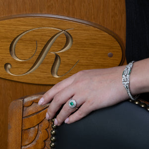Diamond & Emerald Bracelet