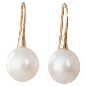 11mm South Sea Fixed Hook Earrings