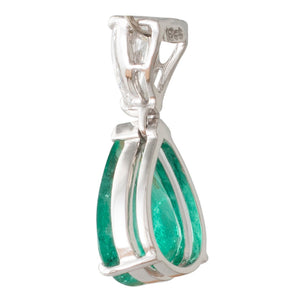 Emerald and Diamond Pendant