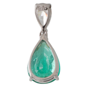 Emerald and Diamond Pendant