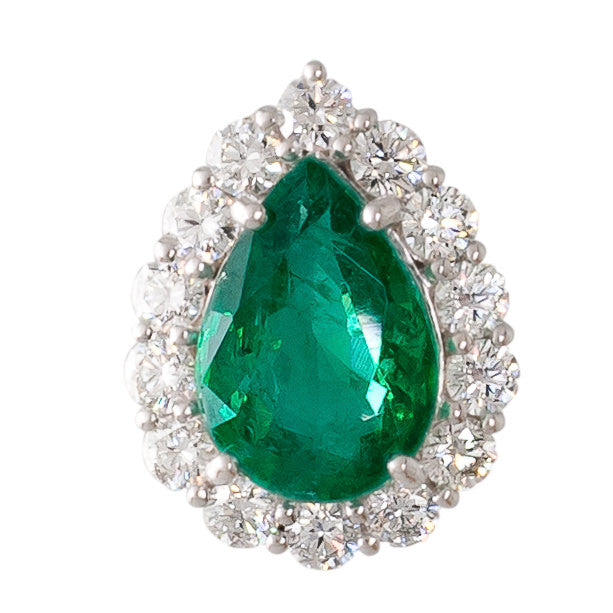 Emerald and Diamond Pendant