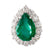 Emerald and Diamond Pendant