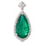 Emerald and Diamond Pendant