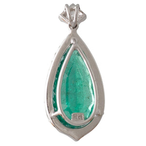 Emerald and Diamond Pendant