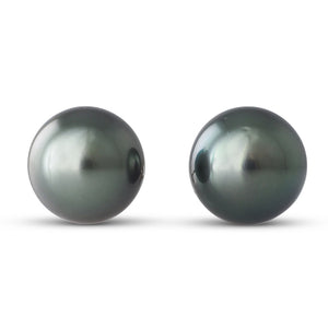 10mm Round Premium Tahitian Studs