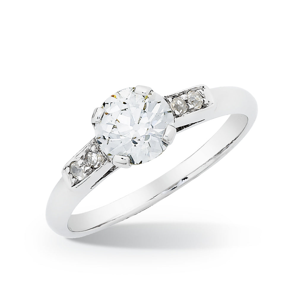 Old European Cut Diamond Ring