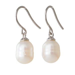 Baroque South Sea Pearl Hooks