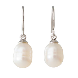 Baroque South Sea Pearl Hooks