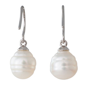 Baroque South Sea Pearl Hooks