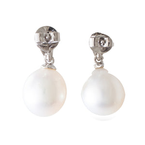 South Sea Pearl Drop Stud Earrings