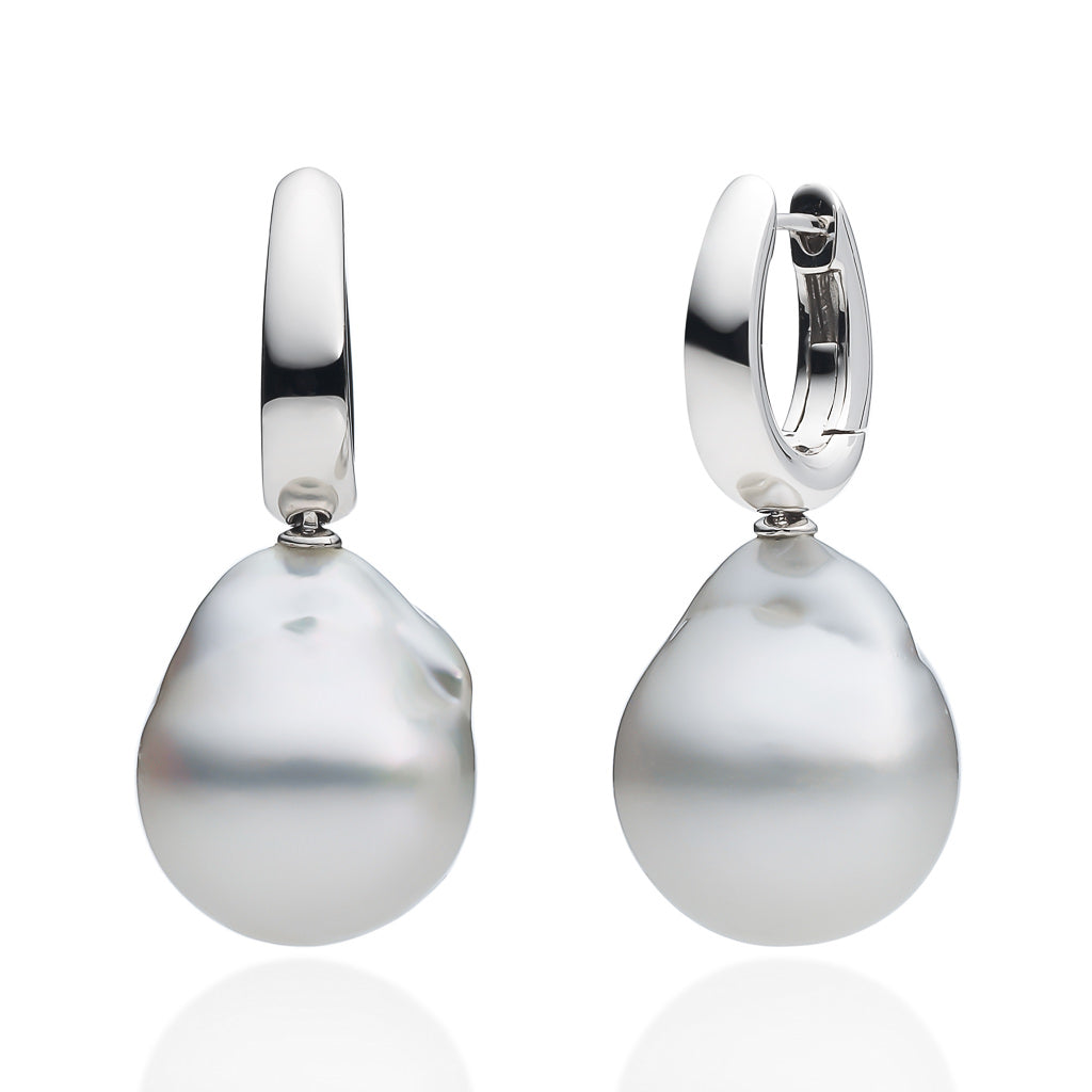 Baroque South Sea Pearl Huggies