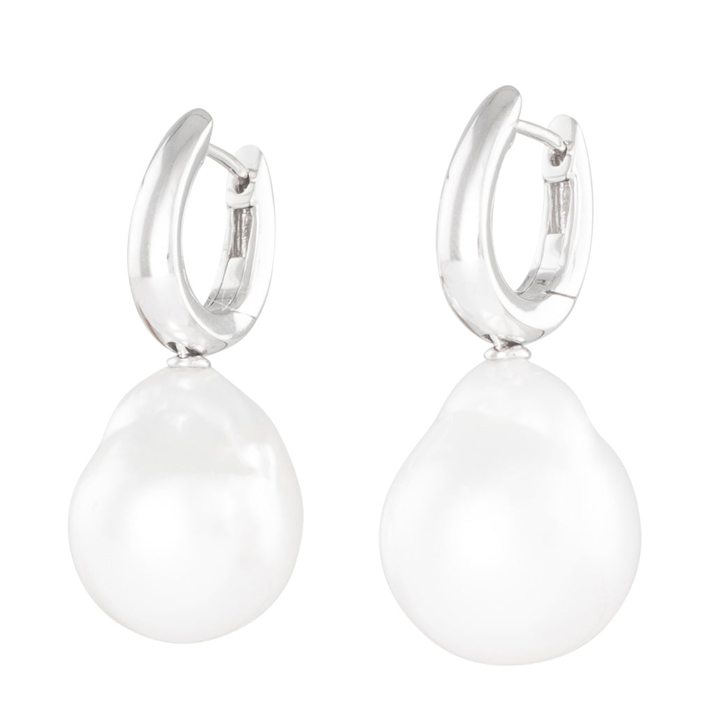 Baroque South Sea Pearl Huggies