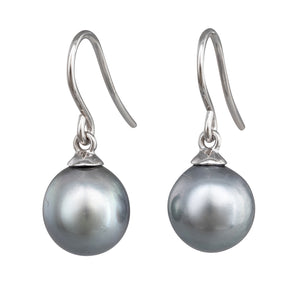 Tahitian Pearl Hook Earrings