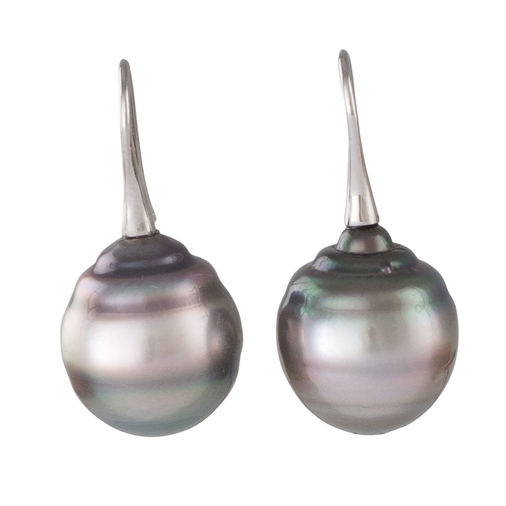 13-14mm Semi-Baroque Tahitian Hooks