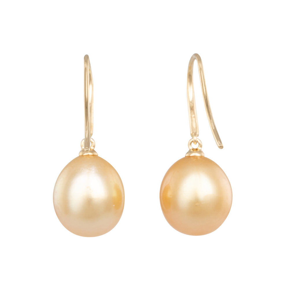 Gold South Sea & Diamond Hooks