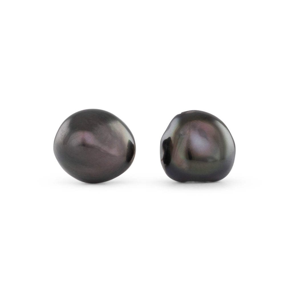Tahitian Keshi Pearl Stud Earrings