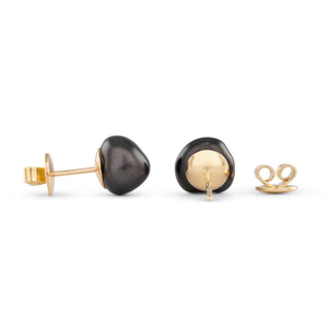 Tahitian Keshi Pearl Stud Earrings
