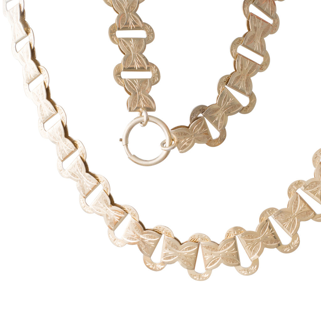 Antique Australian Silver Collar