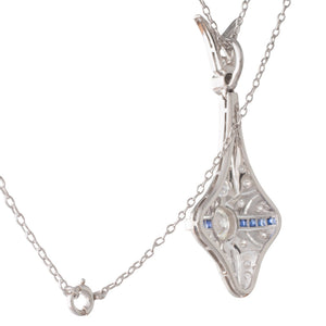 Art Deco Diamond Lavalliere
