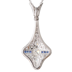 Art Deco Diamond Lavallier