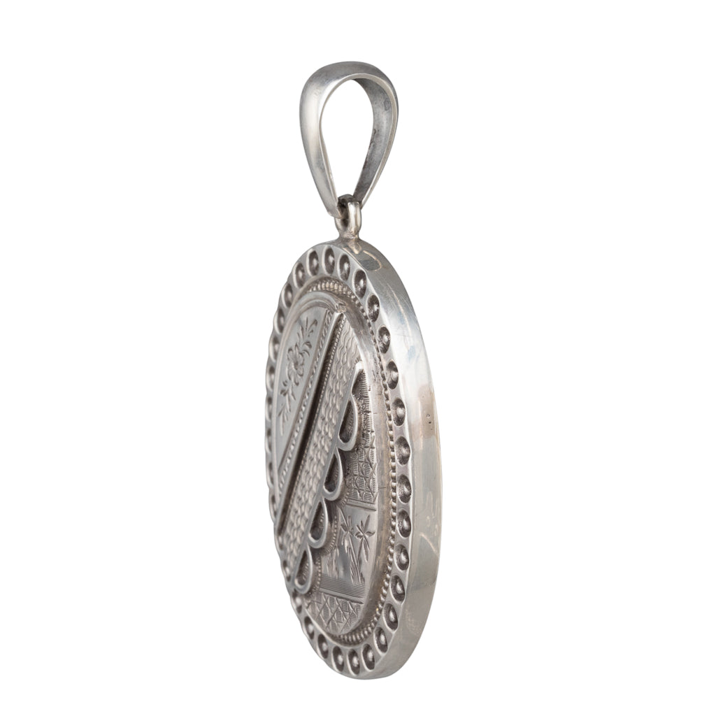 Victorian Oval Silver Locket