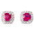 Ruby and Diamond Jacket Cluster
