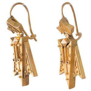 Victorian Gold Earrings