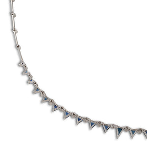 Sapphire and Diamond Necklace