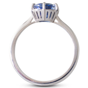 Cushion Cut Sapphire Ring