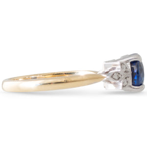 Sapphire and Diamond Ring